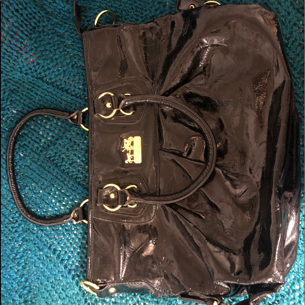 Black coach purse strap included